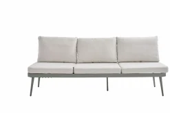 OUTDOOR Gartensofa links grünweißbeige^ Gartensofas