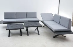 OUTDOOR Gartensofa Lounge grau^ Gartensofas