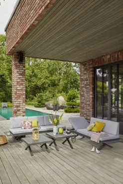 OUTDOOR Gartensofa Lounge grau^ Gartensofas