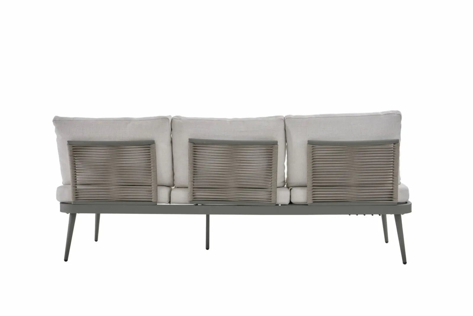 OUTDOOR Gartensofa rechts grünweißbeige^ Gartensofas