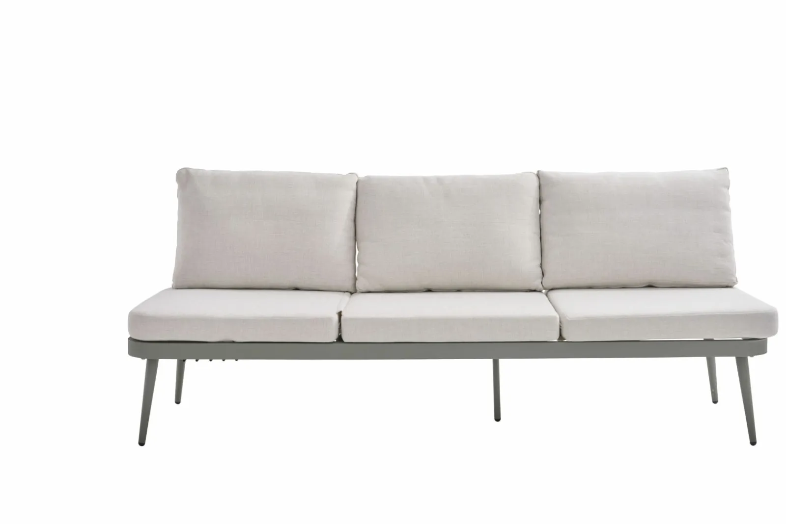 OUTDOOR Gartensofa rechts grünweißbeige^ Gartensofas