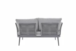 OUTDOOR Gartensofa Set 4 tlg. grau^ Gartenlounge Sets