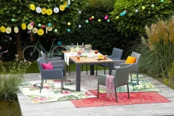OUTDOOR Gartenstuhl graugrün^ Gartensessel