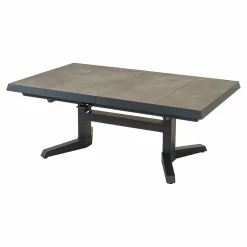 OUTDOOR Gartentisch ausziehbar grau^ Gartentische Ausziehbar