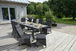 Gartentische Ausziehbar>OUTDOOR Gartentisch ausziehbar Keramik grau