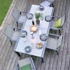 OUTDOOR Gartentisch ausziehbar 3D Glas grau^ Gartentische Ausziehbar
