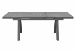 OUTDOOR Gartentisch ausziehbar Keramik grau^ Gartentische Ausziehbar