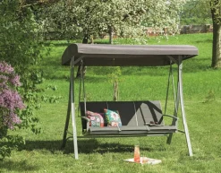 Hängesessel>OUTDOOR Hollywoodschaukel grau