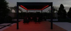 OUTDOOR LED-Beleuchtung Gartenpavillon weiß^ Sichtschutz Zubehör|Pavillons