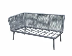 Gartenlounge Sets>OUTDOOR Lounge-Set 3 tlg. grau