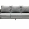 OUTDOOR Low Dining Gartensofa 3-Sitzer grau^ Gartensofas