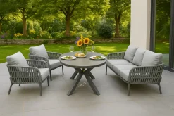 OUTDOOR Low Dining Gartensofa 3-Sitzer grau^ Gartensofas