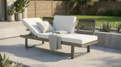 OUTDOOR Multifunktions- Gartensofa grau^ Gartensofas