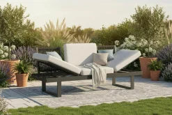 OUTDOOR Multifunktions- Gartensofa grau^ Gartensofas