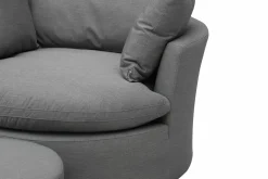 OUTDOOR Relaxhocker Sunbrella grau^ Gartenhocker