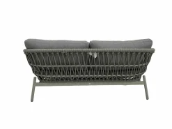 OUTDOOR Rope Garten Lounge Set 3 tlg. braungrau^ Gartenlounge Sets