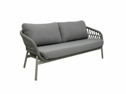 OUTDOOR Rope Garten Lounge Set 3 tlg. braungrau^ Gartenlounge Sets