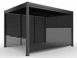Sichtschutz Zubehör>OUTDOOR Sichtschutz für Gartenpavillon grau