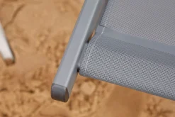 OUTDOOR Strandstuhl grau^ Klappstühle|Gartenklappstühle