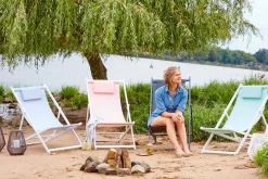 OUTDOOR Strandstuhl grau^ Klappstühle|Gartenklappstühle