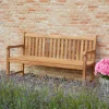 OUTDOOR Teak Gartenbank 180^ Gartenbänke