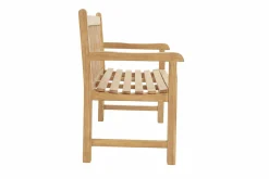 OUTDOOR Teak Gartenbank 120 braungrau^ Gartenbänke