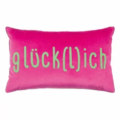 Kissenbezüge>Pad Concept Kissenhülle GLÜCKLICH pink