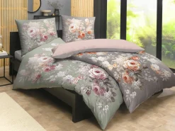 Paras Lifestyle Satin-Bettwäsche grün^ Satin