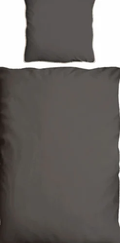 Paras Lifestyle Satin-Bettwäsche grau^ Satin