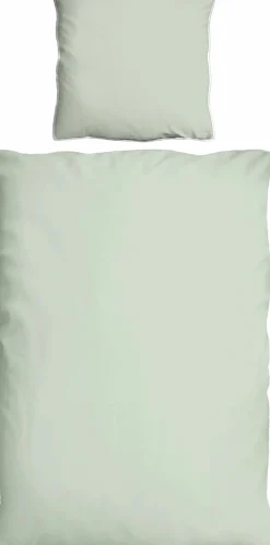 Satin>Paras Lifestyle Satin-Bettwäsche grün