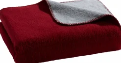 Paras Lifestyle Wendedecke rubin-platin silberfarbenrot^ Wohndecken