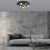 Deckenleuchten>Paul Neuhaus LED-Deckenleuchte 11flg grau