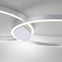 Deckenleuchten>Paul Neuhaus LED-Deckenleuchte 2flg silberfarben