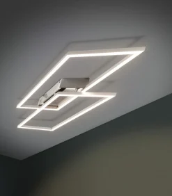 Paul Neuhaus LED-Deckenleuchte 2flg silberfarben^ Deckenleuchten