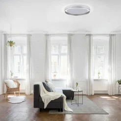 Deckenleuchten>Paul Neuhaus LED-Deckenleuchte 1flg silberfarben