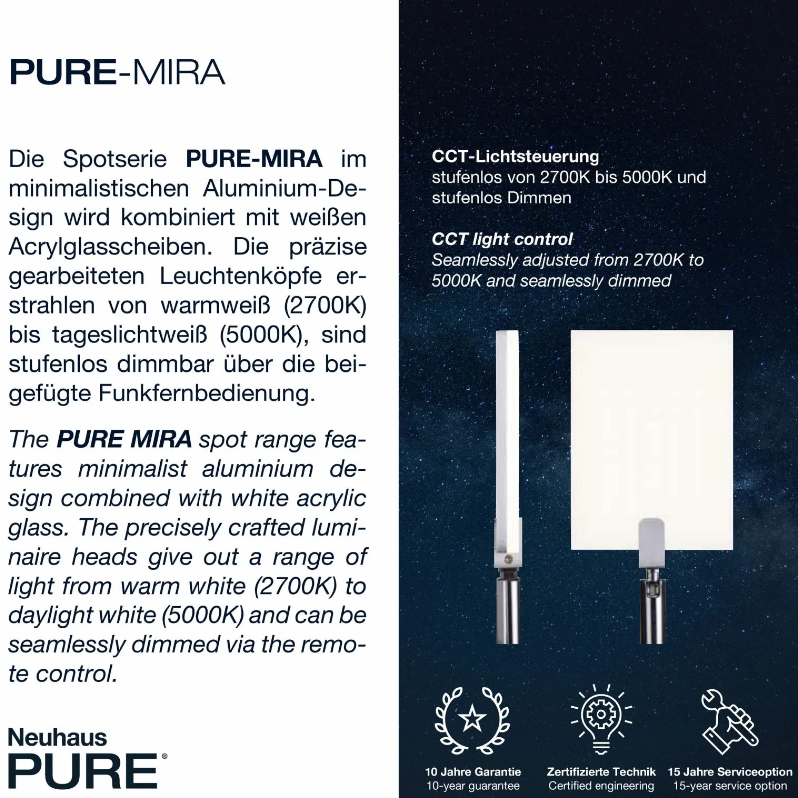 Paul Neuhaus LED-Deckenleuchte 4flg silberfarben^ Deckenleuchten
