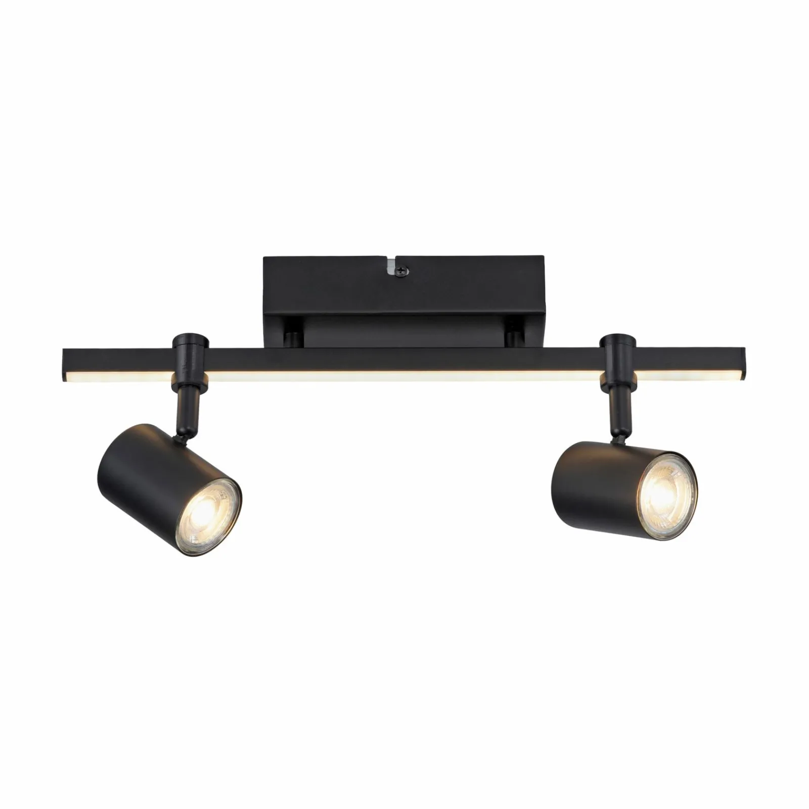 Paul Neuhaus LED-Deckenleuchte 2flg schwarz^ Deckenleuchten|Wandleuchten