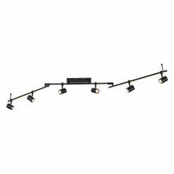 Deckenleuchten>Paul Neuhaus LED-Deckenleuchte 6flg schwarz