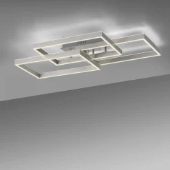 Deckenleuchten>Paul Neuhaus LED-Deckenleuchte 2flg silberfarben