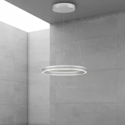 Paul Neuhaus LED-Pendelleuchte 2flg silberfarben^ Pendelleuchten