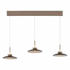 Pendelleuchten>Paul Neuhaus LED-Pendelleuchte 6flg braun
