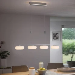 Paul Neuhaus LED-Pendelleuchte 5flg silberfarben^ Pendelleuchten
