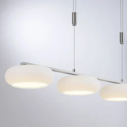 Paul Neuhaus LED-Pendelleuchte 5flg silberfarben^ Pendelleuchten