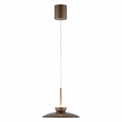 Pendelleuchten>Paul Neuhaus LED-Pendelleuchte 2flg braun