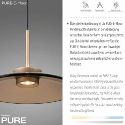 Paul Neuhaus LED-Pendelleuchte 2flg braun^ Pendelleuchten