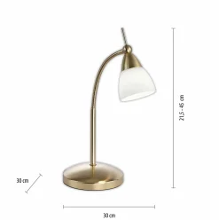 Paul Neuhaus LED-Tischleuchte 1flg goldfarben^ Tischleuchten