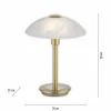 Paul Neuhaus LED-Tischleuchte 1flg goldfarben^ Tischleuchten