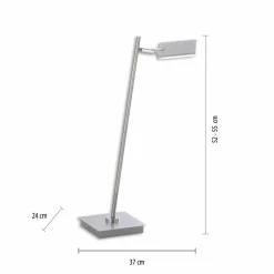 Paul Neuhaus LED-Tischleuchte 1flg silberfarben^ Tischleuchten