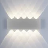 Außenwandleuchten|Außenleuchten>Paul Neuhaus LED-Wandleuchte 10flg silberfarben