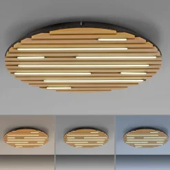 Wandleuchten>Paul Neuhaus LED-Wand-u. Deckenleuchte 1flg braun